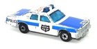 LESNEY MATCHBOX NO. 10 PLYMOUTH GRAN FURY POLICE CAR G12
