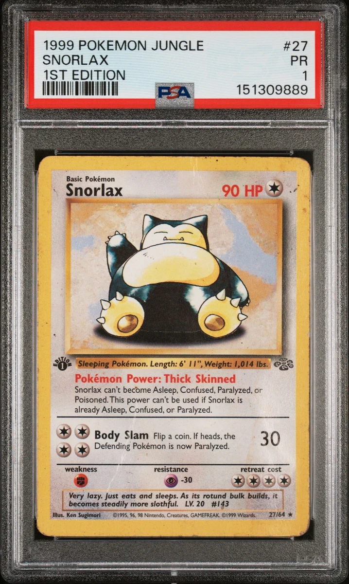 Pokémon TCG Jungle Rare 1st Edition Individual Trading Card Games