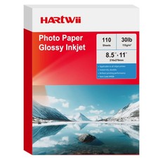 110 Sheets 115gsm Thin Glossy Inkjet Photo Paper 8 Point 5 x 11 Inches