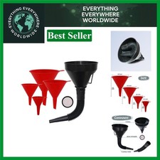 Plastic Oil Funnels for Effortless Fluid Transfer - Perfect for Vehicles