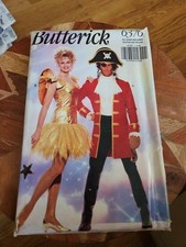 Butterick Pirate Fairy Costume Pattern 6376 Adult One Size XS-XL Uncut Cosplay -