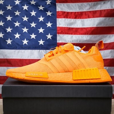 Adidas NMD R1 Women's Running Shoes Bright Orange MSRP $150 [GV9439]