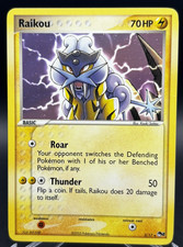 2005 Raikou - 3/17 - Pokemon Pop Series 2 Non-Holo Rare Card Promo