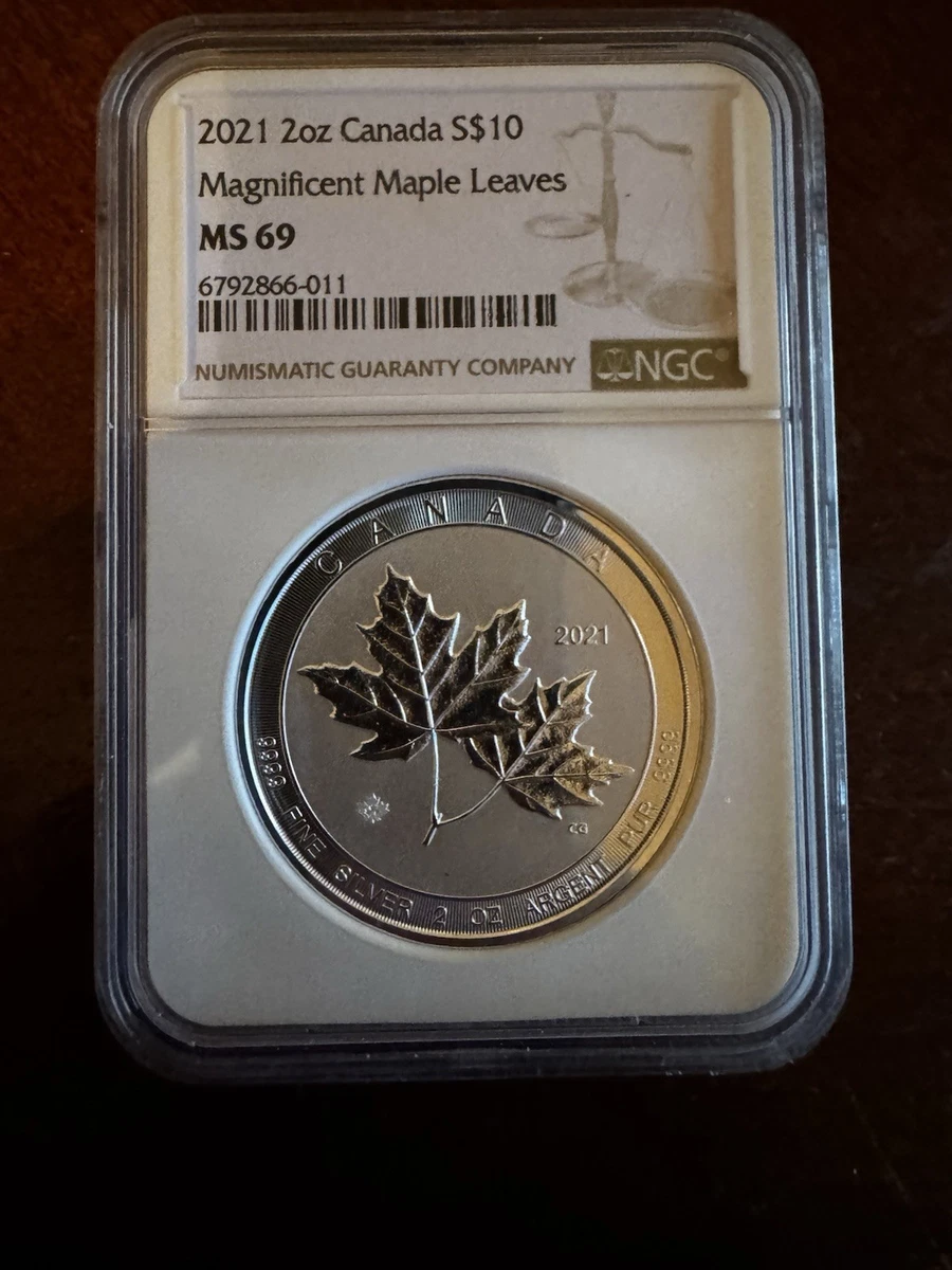 Canadian Maple Leaf MS 69 Silver Bullion Coins for sale | eBay