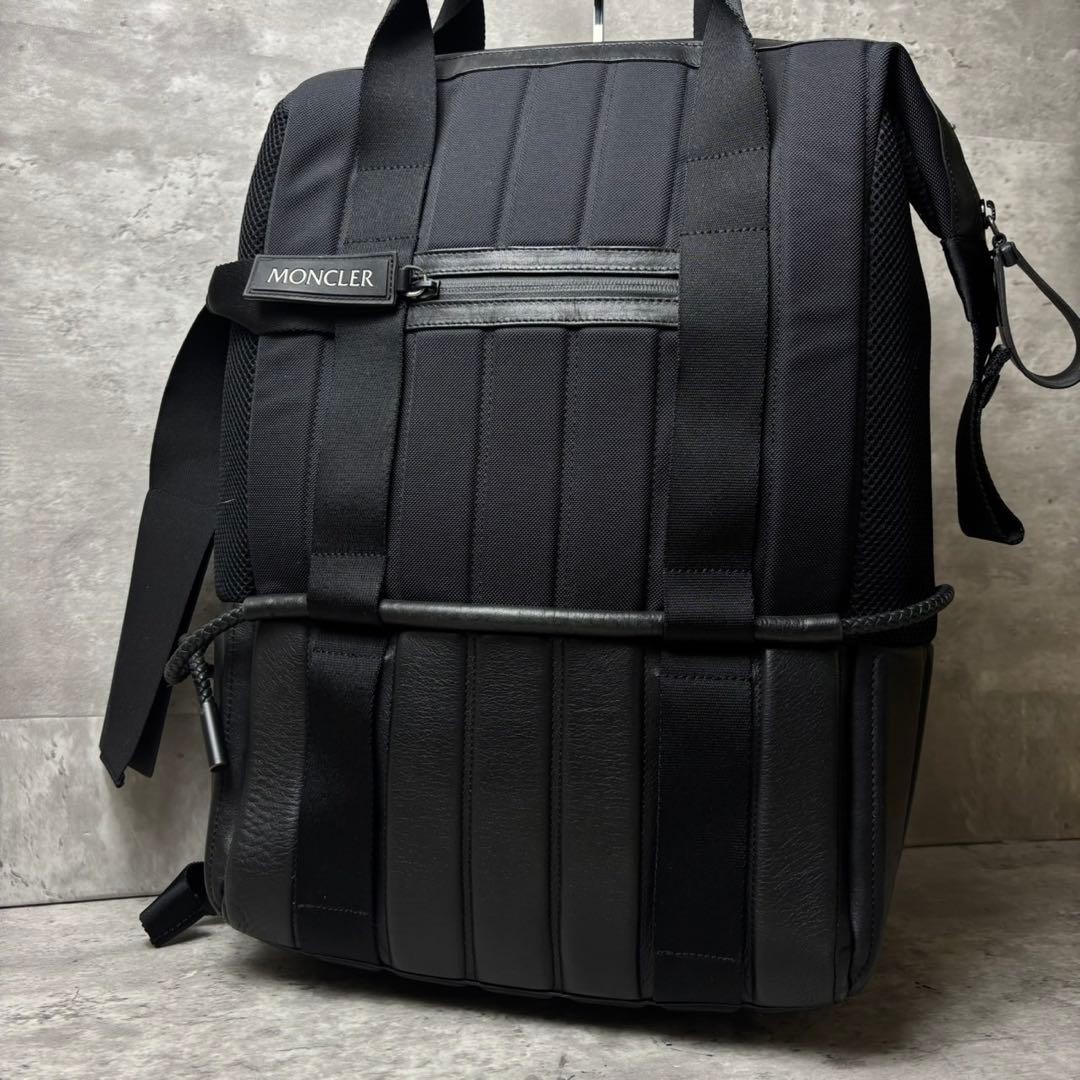 Moncler Craig Green Technical Backpack Black Nylon Men Used Authentic