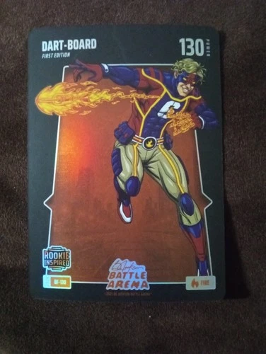 Jaxson DART-BOARD Bo Jackson Battle Arena #BF-130 Grillin' Battlefoil Fire