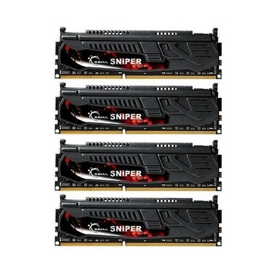 G.Skill Sniper 16 GB (4x4GB) DDR3-1333 PC3-10600U F3-10666CL9D-8GBSR   #323058