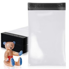 White Poly Mailers Shipping Bags Self Seal Waterproof 2000 Count 6 x 9 in