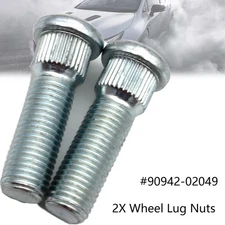 X2 Car Wheel Lug Stud Bolt Nuts For Toyota Camry Lexus ES330 Factor 90942-02049