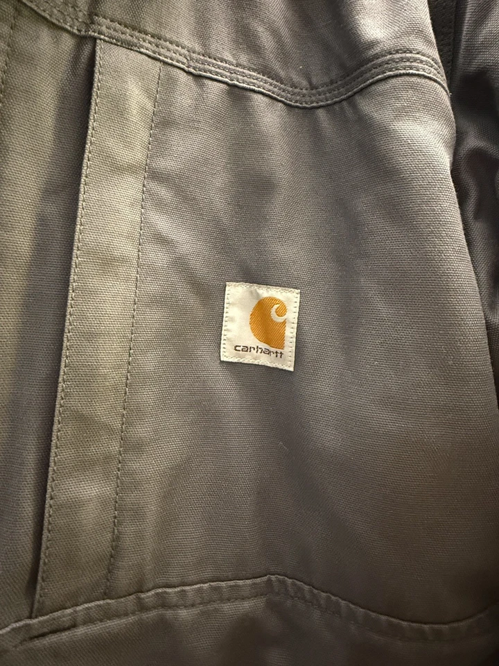 Chaqueta Carhartt Full Swing Gris con Capucha Talla Hombre Pequeña - CHAQUETA CÁLIDA  Foto 4 de 4