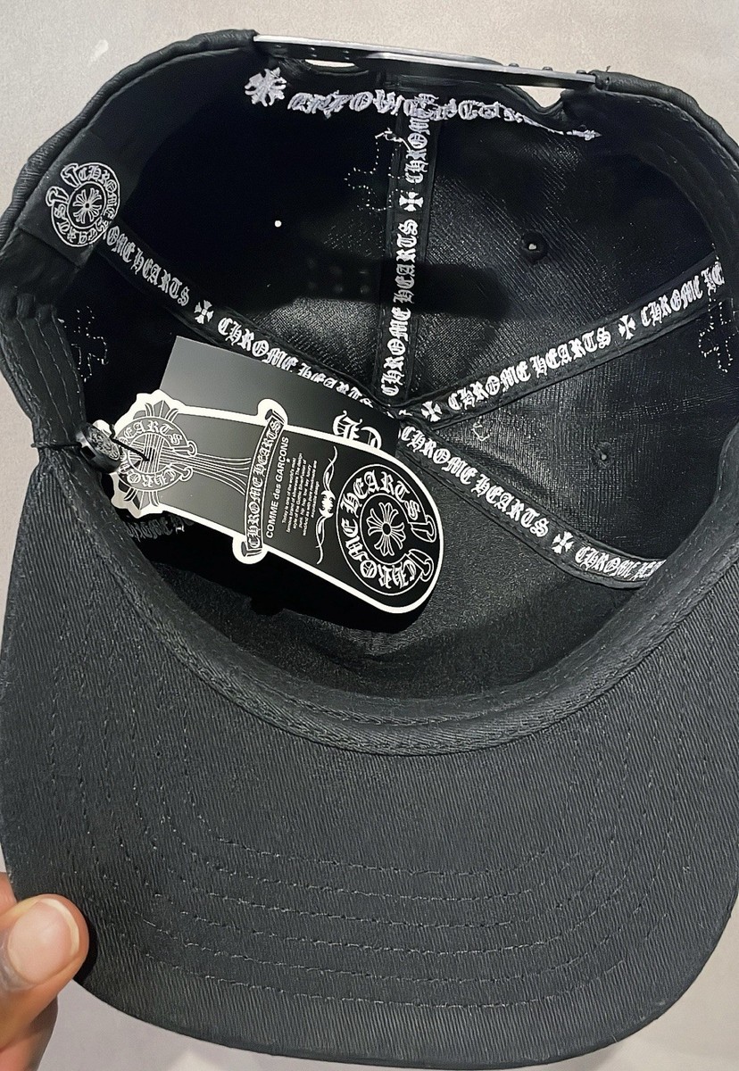 Chrome Hearts Black Triple Cross Adjustable Trucker Cap | eBay