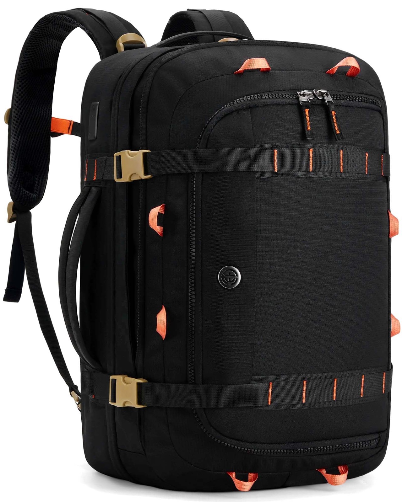 TSA-Approved Travel Laptop Backpack with Carry-On Duffel Design
