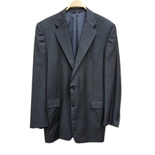 Hickey Freeman Loro Piana Super 120s Tasmanian Wool Blazer 42L Gray USA