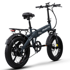 20inch Folding Electric Bicycle 750W Peak 12Ah City ebike 4.0 Fat Tire 7-Speed