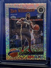 2019-20 PANINI HOOPS PREMIUM STOCK BASKETBALL #296 ZION WILLIAMSON RC