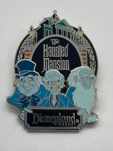 2011 Disney The Haunted Mansion - Logo with Hitchhiking Ghosts Pin - Picture 2 of 3