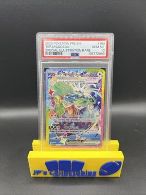#ad #ad 2025 Pokemon Prismatic Evolutions Terapagos Ex 169 131 SIR PSA 10 $120.00