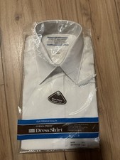 VTG Sears White Shirt Mens Size 15.5 Perma Prest Regular Cut Button Up