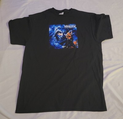 Warlock Triumph And Agony Doro T-shirt Black Short Sleeve Size Large Delta 