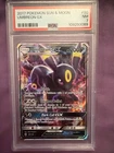2017 POKEMON SUN & MOON UMBREON GX #80 PSA 7 NM #129856978