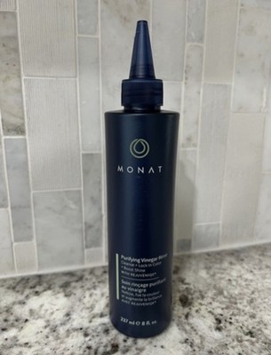 Monat Purifying Vinegar Rinse w/ Rejuvenique Cleanse + Lock in Color & Shine 8oz