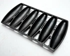 Antique Wagner Ware Cast Iron Vienna Roll Bread Pan #8 I Mark Early 1900s USA