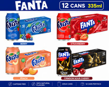Brand New Fanta Fruit Flavoured Soft Drinks -9  Various Flavours & Sizes Availab