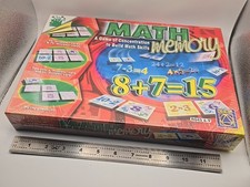 Math Memory Game 1997 Addition Subtraction Multiplication Homeschool Educational