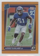 2021 Panini Donruss Optic Rated Rookie Orange Prizm /199 Azeez Ojulari #273 0x1
