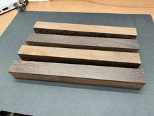 4 EXOTIC KILN DRIED WENGE TURNING BLANKS LATHE WOOD LUMBER 2" X 2" X 18"