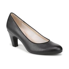 Women's LifeStride Parigi-Plus Dress Pumps Black Faux Leather