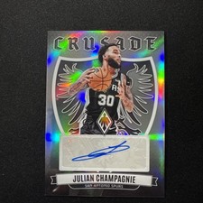 2023-24 Panini Phoenix Crusade Signatures Julian Champagnie #CS-JCH (AU) 🔥
