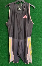 Men's Adidas 2024 Pro Elite Promo Sleeveless Running Suit IN1131 Size S