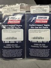 Dawson Precision Glock Sights Set Front Rear Co-Witness MOS .100W .150H Tools