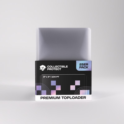 25 Stück Collectible Protect 100pt PREMIUM TOPLOADER Kartenhüllen Schutzhüllen