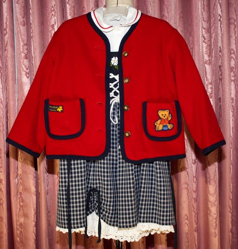 Traditional dress + jacket + blouse ☺ dirndl ☺ country house ☺ size 110 ☺ * TOP * ☺