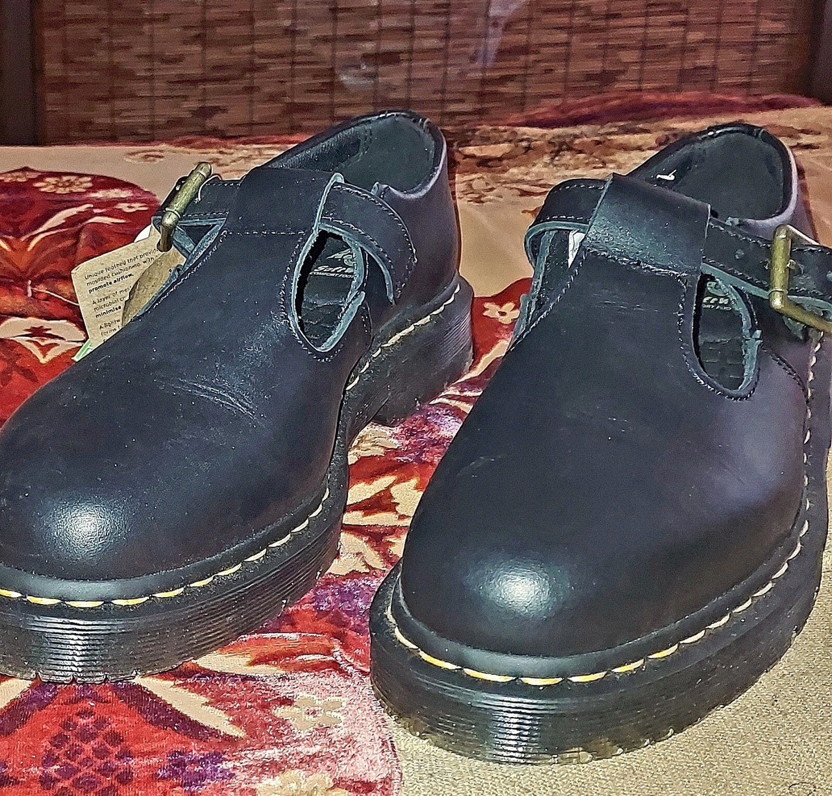 Dr. Martens Polley Womens sz 10 Slip Resistant Full Grain T Dr. Martens Polley Womens sz 10 Slip Resistant Full Grain T