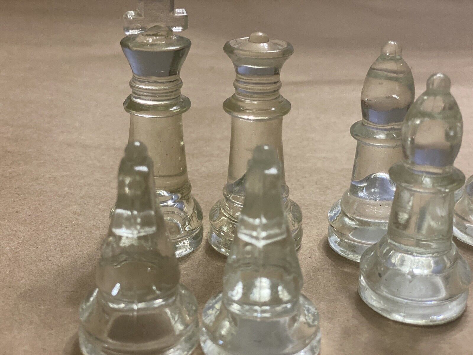 LOT~15 GLASS REPLACEMENT Rooks chess PIECES Board Games Decor. Bishops,  Knights