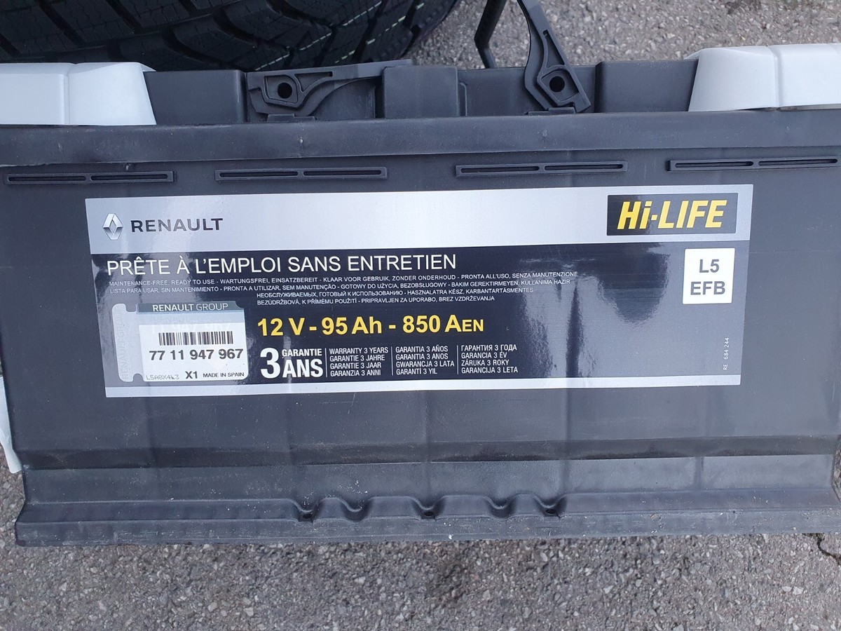 Original Renault Master III 2,3 DCI 12V 95Ah Start-Stop Batterie  