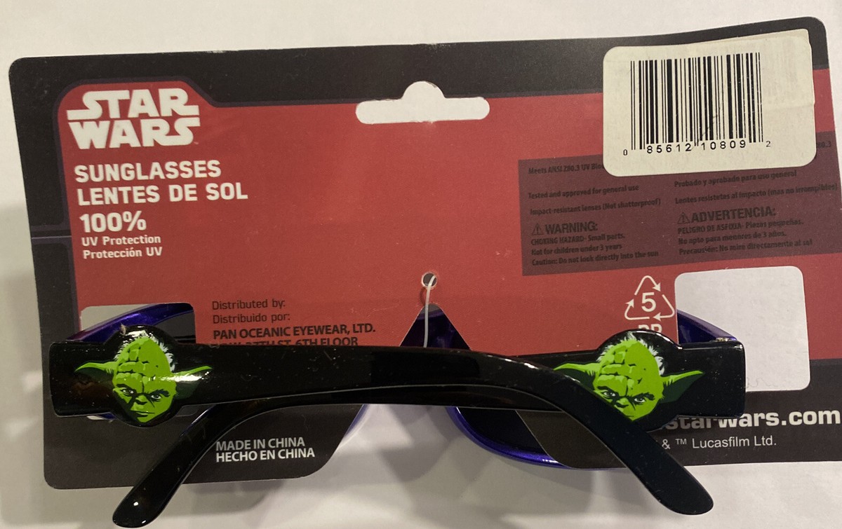 NEW STAR WARS Kids Youth Sunglasses 5+ 100% UV Protection Purple