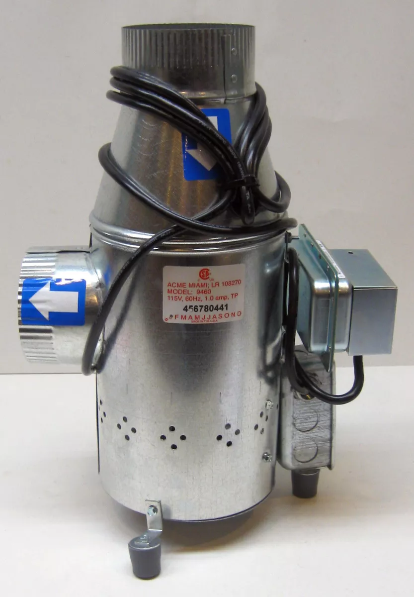 9460 Acme Miami Dryer Booster Jet for dryers with a long run exhaust duct