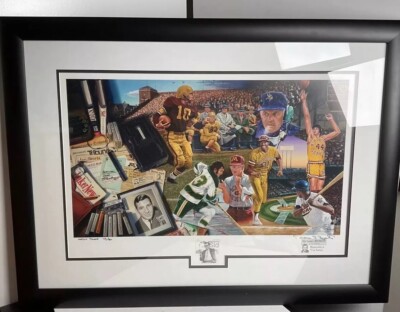 Terrence Fogarty Artistic Proof Sid Hartman of Minnesota Limited Edition