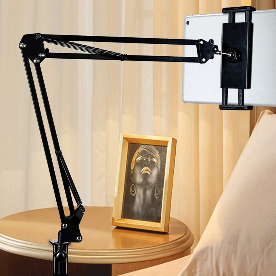 Verstellbar Halterung Handy Halter Tisch Bett Ständer für Tablet iPad Smartphone - Bild 2 von 4