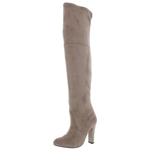 steve madden taupe over the knee boots