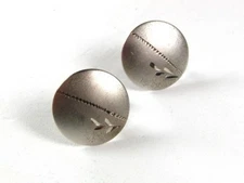 Round Sterling Silver Cufflinks By JML 3616