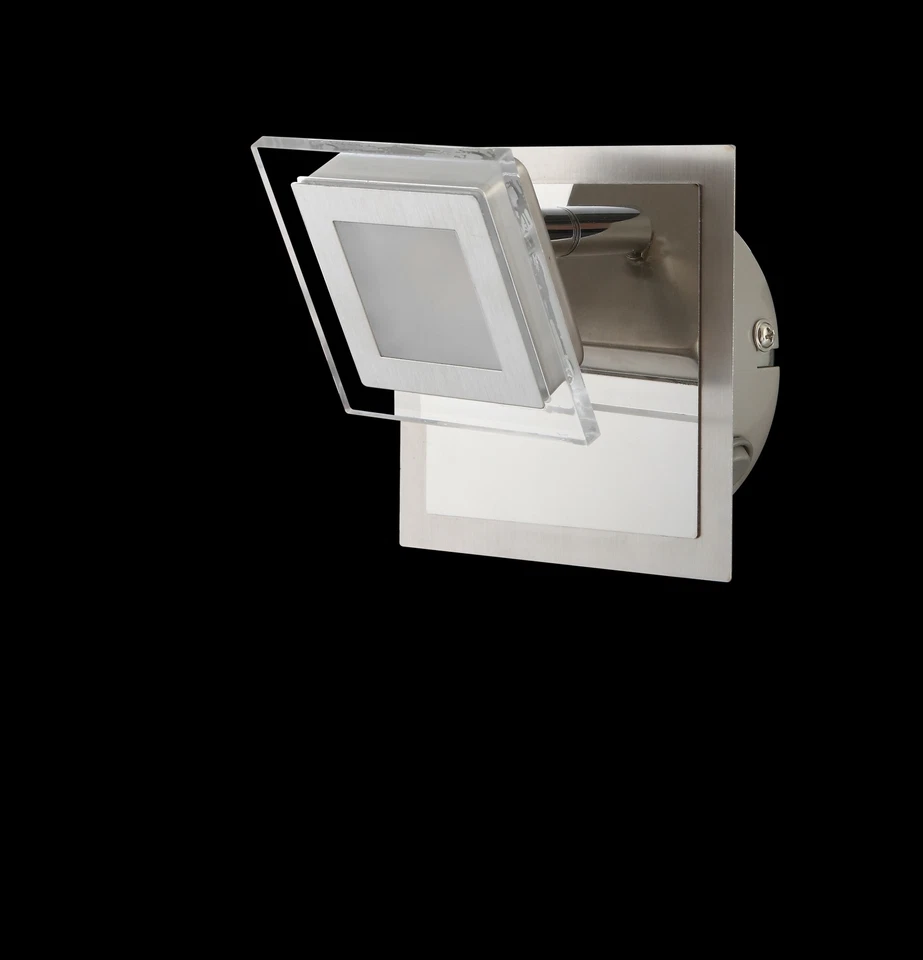 LED Wandleuchte Strahler Spot Cholet Nickel Matt 1flg. Schwenkbar 3000K 1800lm - Bild 3 von 4