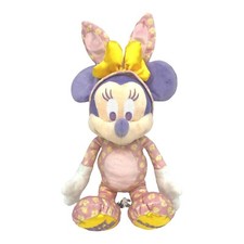 Disney Parks Minnie Mouse Easter Bunny Happy Easter 12" Plush Stuffed Animal Toy