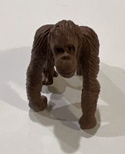 Orangutan Wildlife Figure Toys Animals Educational Zoo Figures Plastic 1.5 in.