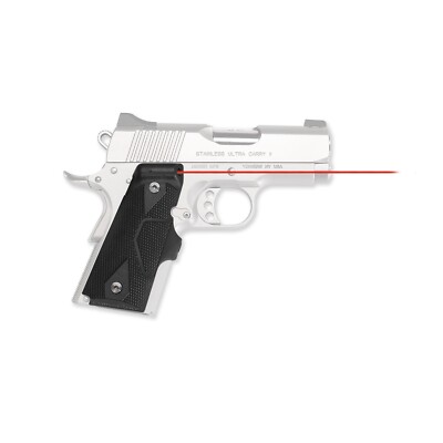 Crimson Trace Red Lasergrips for 1911 Compact Pistols - LG-404