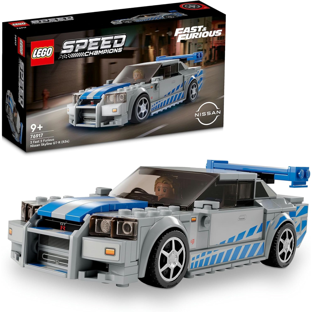 Lego Speed Champions 2 Fast 2 Furious Nissan Skyline Gt-R (R34) Set 76917 - Building Set - Image 12